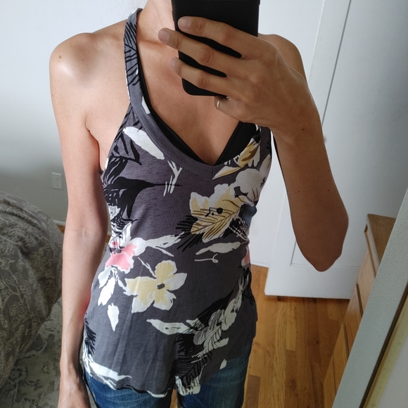 Like New Ecoté UO Tropical Print Tank Top Sz XS - Picture 3 of 9